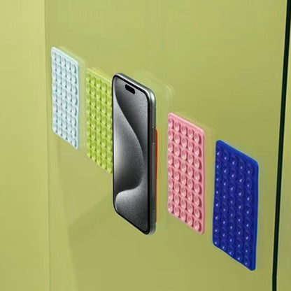 Mobile Phone Silicone 40 Double Side Suction Cup Back Stickers(Dark Blue) - Hand-Sticking Bracket by buy2fix | Online Shopping UK | buy2fix