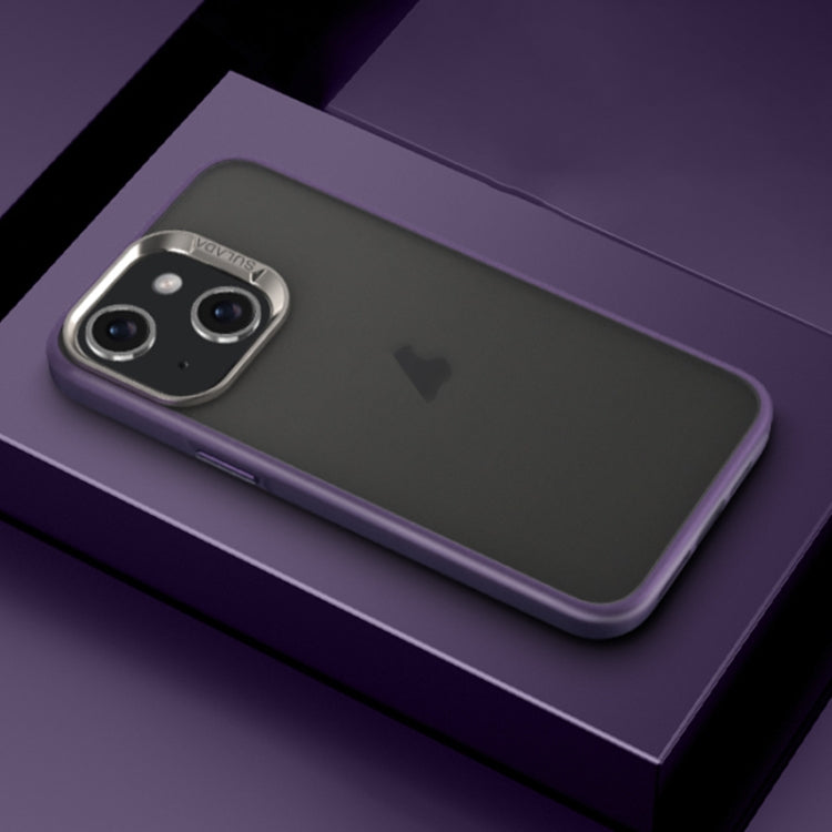 For iPhone 14 Plus SULADA Skin Feel Matte Shockproof Phone Case(Purple) - iPhone 14 Plus Cases by SULADA | Online Shopping UK | buy2fix