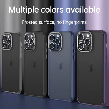 For iPhone 15 SULADA Skin Feel Matte Shockproof Phone Case(Purple) - iPhone 15 Cases by SULADA | Online Shopping UK | buy2fix