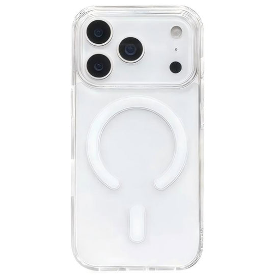 For iPhone 17 Pro Max Clear Acrylic TPU MagSafe Phone Case, Pop-up Animation Version(Transparent)