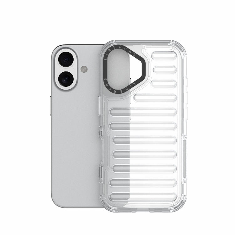 For iPhone 16 Plus High Transparency TPU Hybrid PC Airbag Phone Case(Transparent) - iPhone 16 Plus Cases by buy2fix | Online Shopping UK | buy2fix