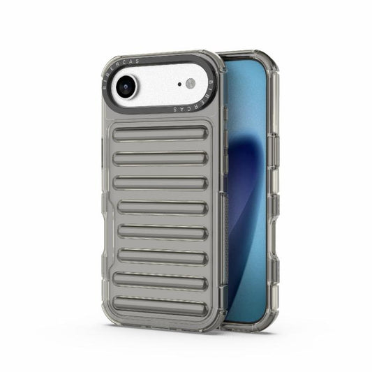 For iPhone Air High Transparency TPU Hybrid PC Airbag Phone Case(Transparent Black) - iPhone Air Cases by buy2fix | Online Shopping UK | buy2fix