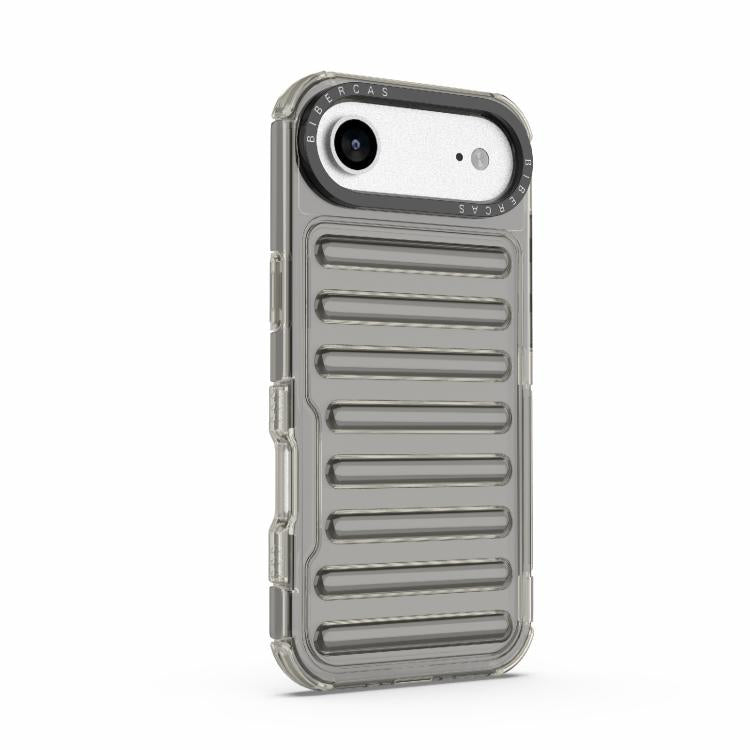 For iPhone Air High Transparency TPU Hybrid PC Airbag Phone Case(Transparent Black) - iPhone Air Cases by buy2fix | Online Shopping UK | buy2fix