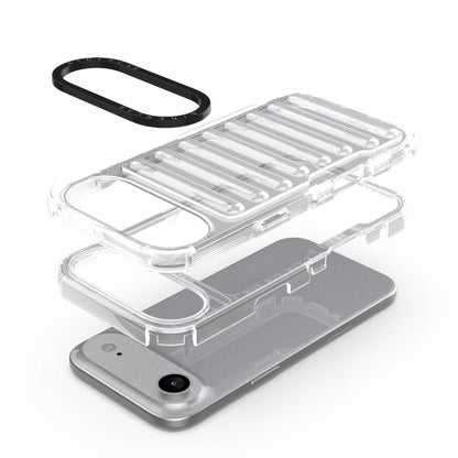 For iPhone Air High Transparency TPU Hybrid PC Airbag Phone Case(Transparent Green) - iPhone Air Cases by buy2fix | Online Shopping UK | buy2fix