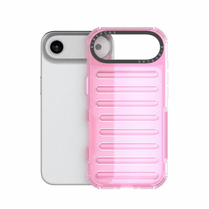 For iPhone Air High Transparency TPU Hybrid PC Airbag Phone Case(Pink) - iPhone Air Cases by buy2fix | Online Shopping UK | buy2fix