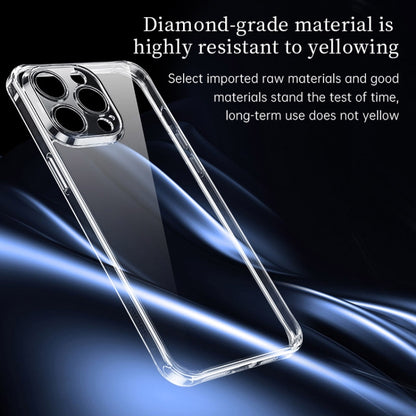 For iPhone 16 Pro SULADA TPU Frame Tempered Glass Transparent Phone Case(Black) - iPhone 16 Pro Cases by SULADA | Online Shopping UK | buy2fix