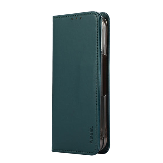For Google Pixel 9 Pro Fold ABEEL RFID Magnetic Flip Leather Phone Case(Green) by buy2fix