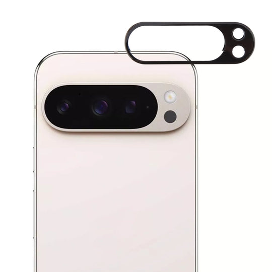 For Google Pixel 9 Pro 3D 9H Camera Lens Tempered Glass Film(Black)