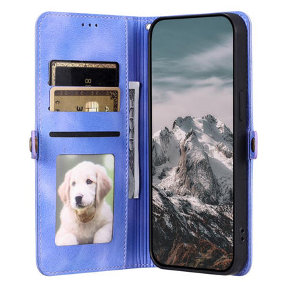 For iPhone 16e Skin Feel Totem Embossed Leather Phone Case(Purple) - iPhone 16e Cases by buy2fix | Online Shopping UK | buy2fix