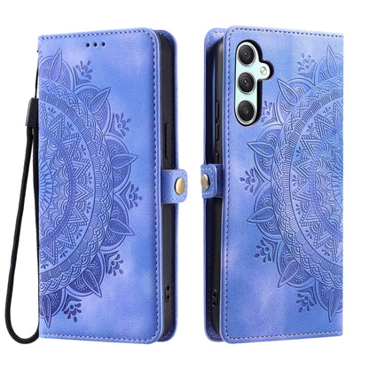 For Samsung Galaxy S25+ 5G Skin Feel Totem Embossed Leather Phone Case(Purple) by buy2fix