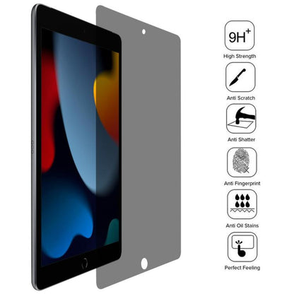 For iPad 10.2 2021 / 2020 / 2019 25pcs 0.33mm 9H 2.5D Privacy Anti-glare Explosion-proof Tempered Glass Film - More iPad Tempered Glass by buy2fix | Online Shopping UK | buy2fix
