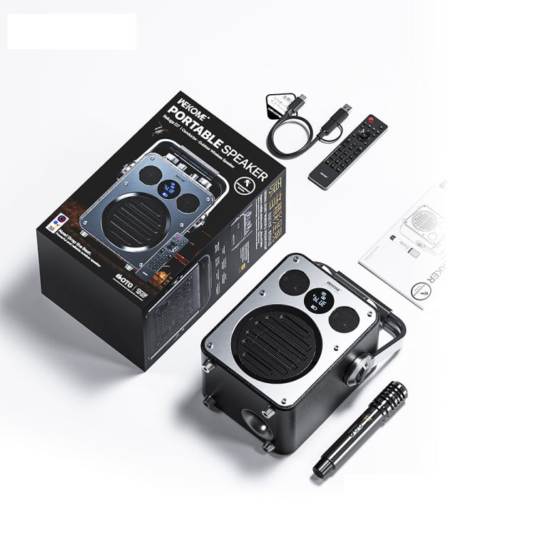 WK Beluga D7 Conductor HiFi Outdoor Portable Bluetooth Speaker(Black) - Desktop Speaker by WK | Online Shopping UK | buy2fix