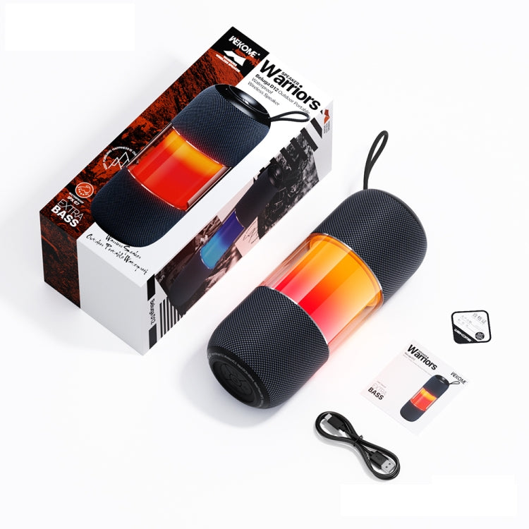 WK Beluga D12 Warrior Outdoor Waterproof Portable Bluetooth Speaker(Black) - Waterproof Speaker by WK | Online Shopping UK | buy2fix