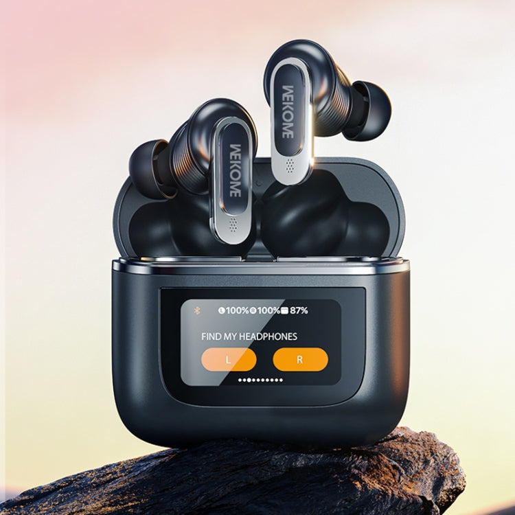 WK Beluga S9 Smart Color Screen True Wireless Noise Reduction Bluetooth Earphone(Grey) - TWS Earphone by WK | Online Shopping UK | buy2fix