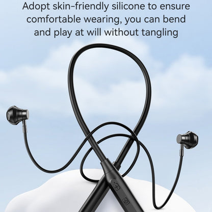 USAMS YQ24 YQ Series BT5.3 Neck-mounted Sports Bluetooth Earphone(Black) - Neck-mounted Earphone by USAMS | Online Shopping UK | buy2fix