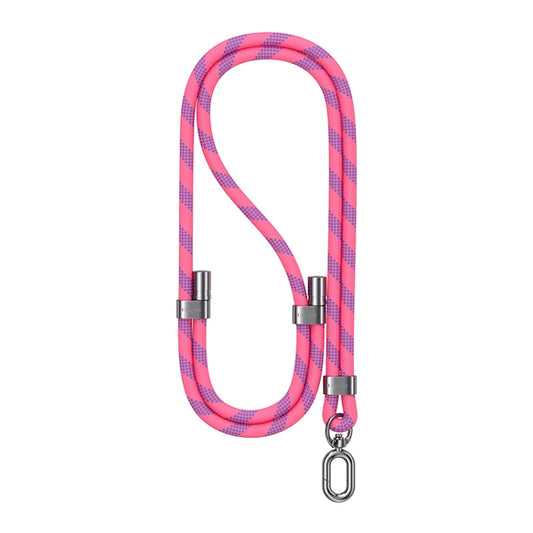 USAMS ZB316 Adjustable Phone Rope(Pink+Dark Purple) - Lanyards & Wrist Straps by USAMS | Online Shopping UK | buy2fix