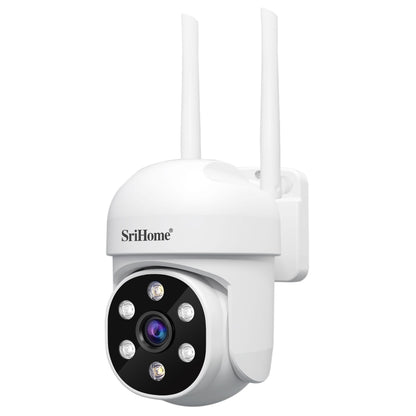 SriHome SH061 2MP AI Humanoid Tracking Infrared Night Vision Camera(EU Plug) - Wireless Camera by SriHome | Online Shopping UK | buy2fix