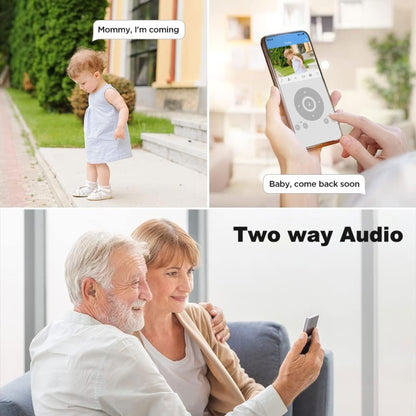 SriHome SH061 2MP AI Humanoid Tracking Infrared Night Vision Camera(EU Plug) - Wireless Camera by SriHome | Online Shopping UK | buy2fix