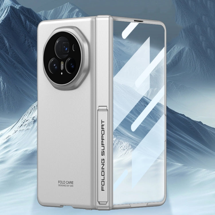 For Honor Magic V3 GKK Integrated Magnetic Folding Hinge All-inclusive Phone Case(Silver) by GKK