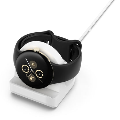 For Google Pixel Watch 3 41 / 45mm Smart Watch Silicone Charging Holder(White) - Other by buy2fix | Online Shopping UK | buy2fix