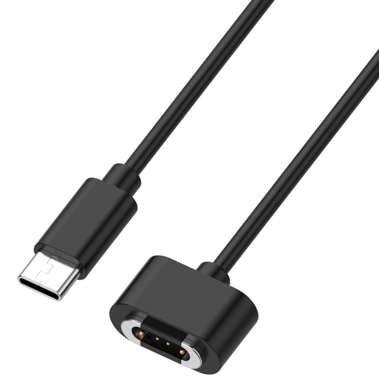 For Xiaomi Mi Rabbit Kids Watch S1 Smart Watch Charging Cable 1m, USB-C / Type-C Interface(Black) - Charger by buy2fix | Online Shopping UK | buy2fix