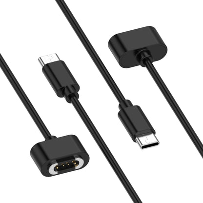 For Xiaomi Mi Rabbit Kids Watch S1 Smart Watch Charging Cable 1m, USB-C / Type-C Interface(Black) - Charger by buy2fix | Online Shopping UK | buy2fix