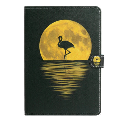 For iPad Pro 11 2024 Colored Drawing Pattern Flip Leather Smart Tablet Case(Flamingo) - iPad Pro 11 2024 Cases by buy2fix | Online Shopping UK | buy2fix