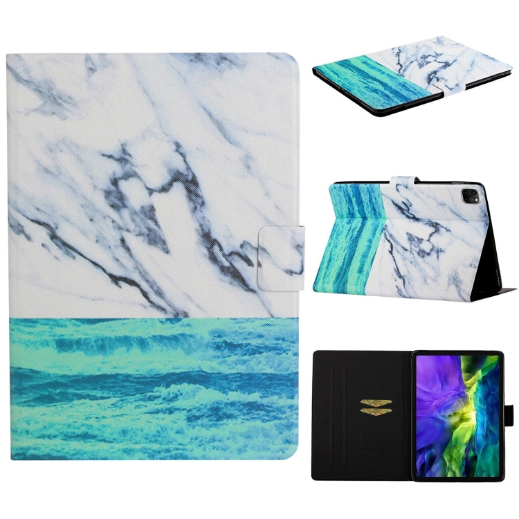 For iPad Pro 11 2024 Colored Drawing Pattern Flip Leather Smart Tablet Case(Ocean) - iPad Pro 11 2024 Cases by buy2fix | Online Shopping UK | buy2fix