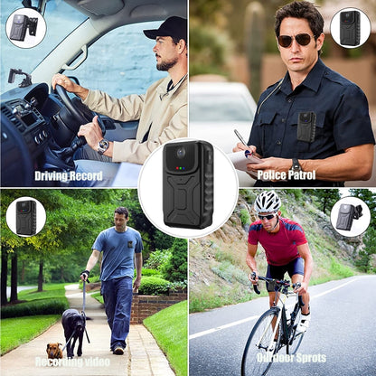 860B 1080P 140 Degree Wide Angle Wearable Portable Mini Camera(Black) - Mini Camera by buy2fix | Online Shopping UK | buy2fix