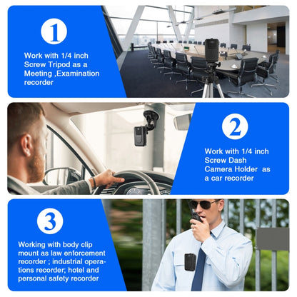 870B 1080P Portable Multifunctional Wearable Camera(Black) - Mini Camera by buy2fix | Online Shopping UK | buy2fix