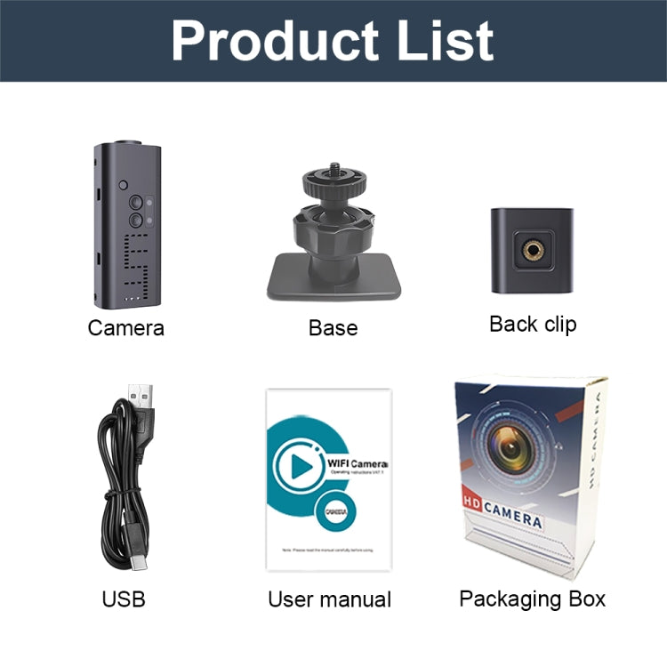 WK13 720P Smart Remote Wifi Camera Supports Infrared Night Vision(Black) - Wireless Camera by buy2fix | Online Shopping UK | buy2fix