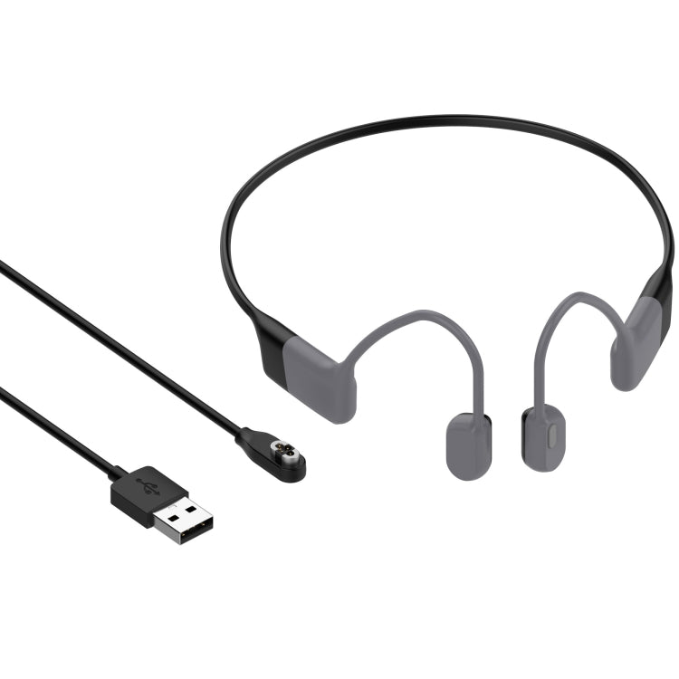 For Shokz OpenSwim Pro S710 Earphone Magnetic Charging Cable with Data Function, Length: 1m(Black) - Other Accessories by buy2fix | Online Shopping UK | buy2fix