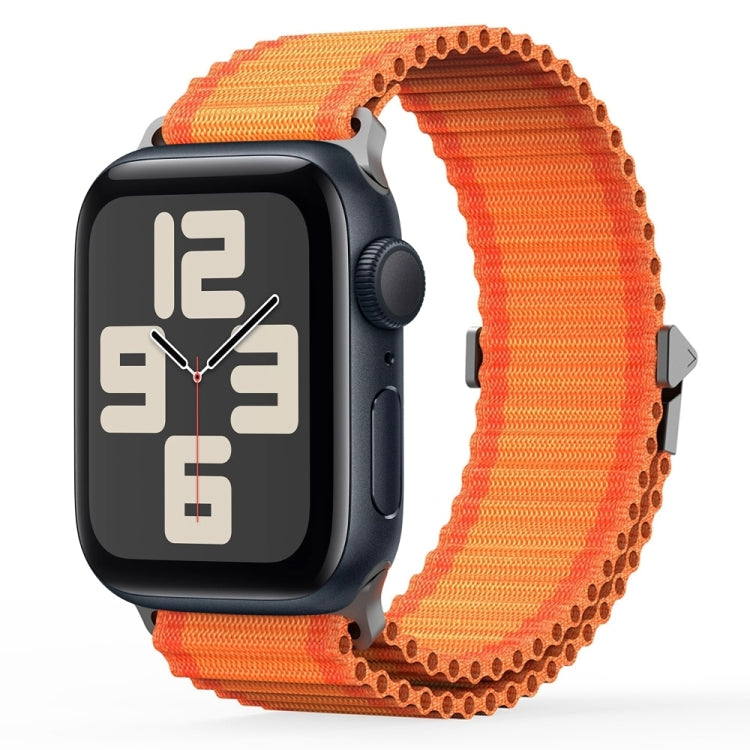 For Apple Watch SE 2023 44mm DUX DUCIS YC Series Ocean Nylon Watch Band(Orange) - Watch Bands by DUX DUCIS | Online Shopping UK | buy2fix