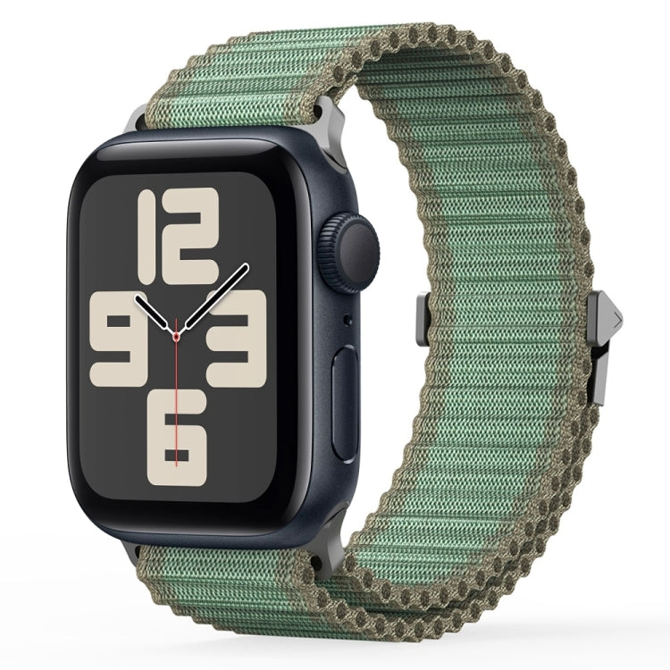 For Apple Watch SE 2023 44mm DUX DUCIS YC Series Ocean Nylon Watch Band(Green) - Watch Bands by DUX DUCIS | Online Shopping UK | buy2fix