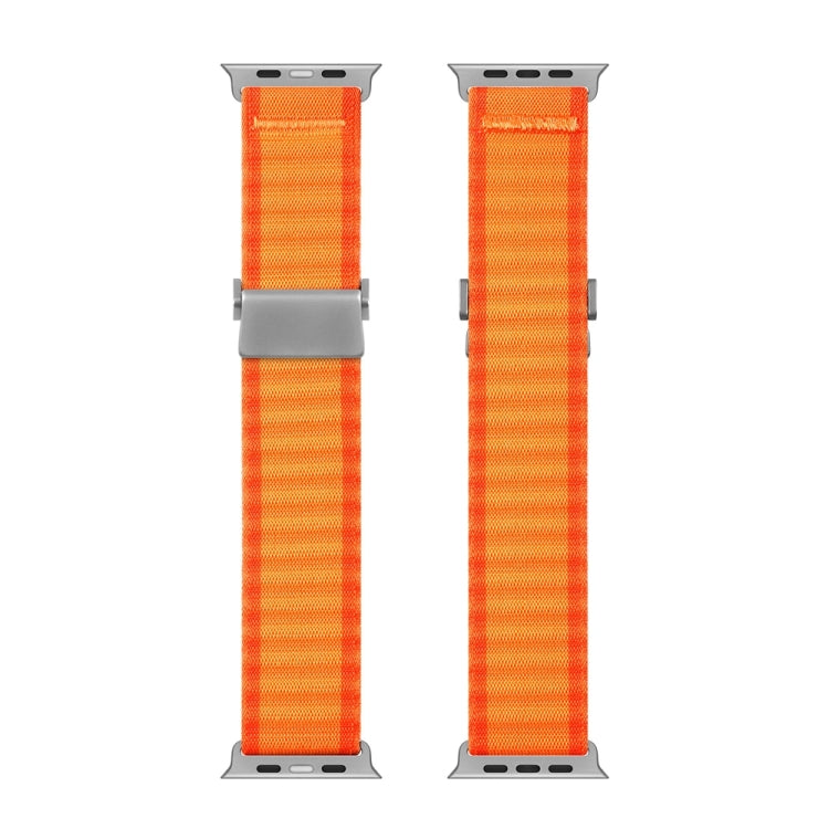 For Apple Watch Series 9 45mm DUX DUCIS YC Series Ocean Nylon Watch Band(Orange) - Watch Bands by DUX DUCIS | Online Shopping UK | buy2fix