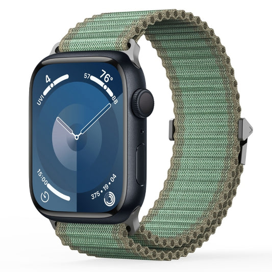 For Apple Watch Series 9 45mm DUX DUCIS YC Series Ocean Nylon Watch Band(Green) - Watch Bands by DUX DUCIS | Online Shopping UK | buy2fix