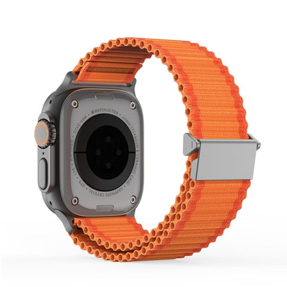 For Apple Watch Series 9 41mm DUX DUCIS YC Series Ocean Nylon Watch Band(Orange) - Watch Bands by DUX DUCIS | Online Shopping UK | buy2fix