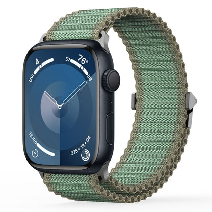 For Apple Watch Series 9 41mm DUX DUCIS YC Series Ocean Nylon Watch Band(Green) - Watch Bands by DUX DUCIS | Online Shopping UK | buy2fix