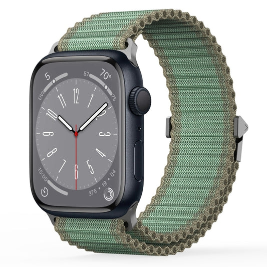 For Apple Watch Series 8 41mm DUX DUCIS YC Series Ocean Nylon Watch Band(Green) - Watch Bands by DUX DUCIS | Online Shopping UK | buy2fix