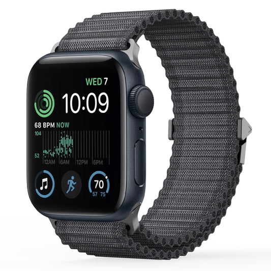 For Apple Watch SE 2022 40mm DUX DUCIS YC Series Ocean Nylon Watch Band(Dark Grey) - Watch Bands by DUX DUCIS | Online Shopping UK | buy2fix