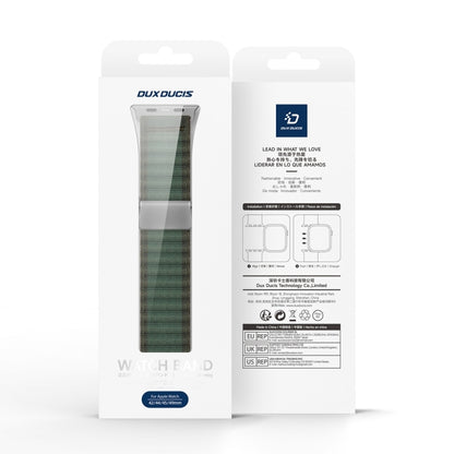 For Apple Watch SE 40mm DUX DUCIS YC Series Ocean Nylon Watch Band(Green) - Watch Bands by DUX DUCIS | Online Shopping UK | buy2fix