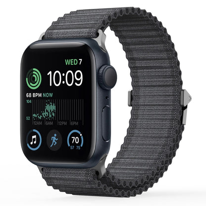 For Apple Watch SE 44mm DUX DUCIS YC Series Ocean Nylon Watch Band(Dark Grey) - Watch Bands by DUX DUCIS | Online Shopping UK | buy2fix