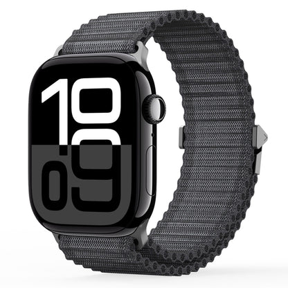 For Apple Watch Series 10 46mm DUX DUCIS YC Series Ocean Nylon Watch Band(Dark Grey) - Watch Bands by DUX DUCIS | Online Shopping UK | buy2fix