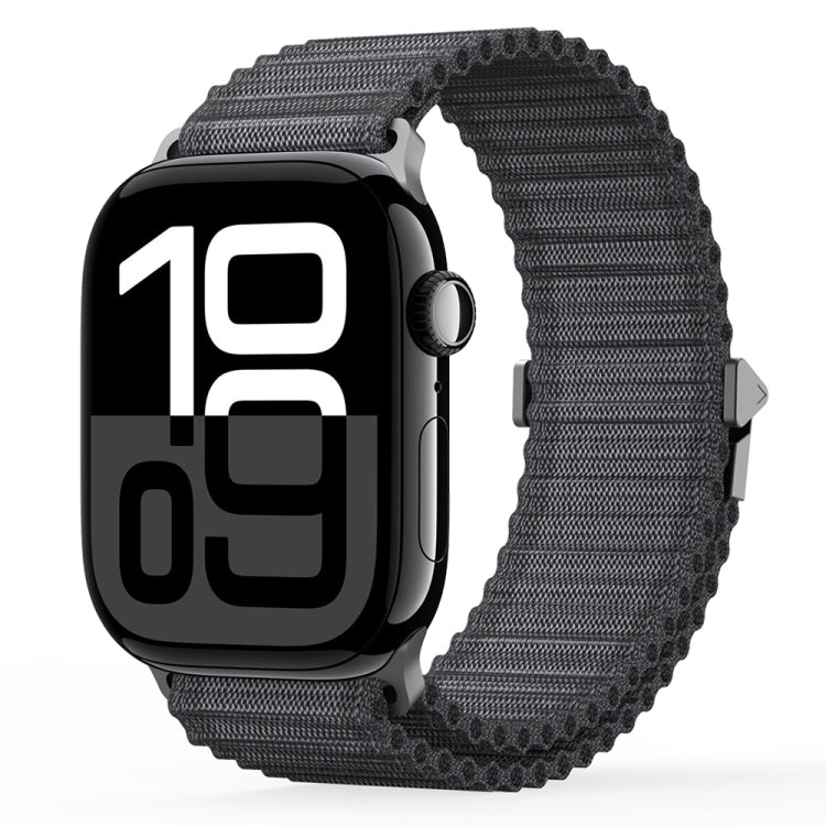 For Apple Watch Series 10 42mm DUX DUCIS YC Series Ocean Nylon Watch Band(Dark Grey) - Watch Bands by DUX DUCIS | Online Shopping UK | buy2fix