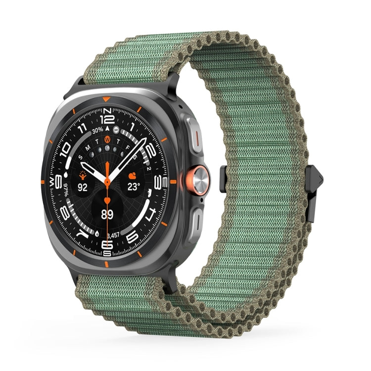 For Samsung Galaxy Watch Ultra 47mm DUX DUCIS YC Series Ocean Nylon Watch Band(Green) - Watch Bands by DUX DUCIS | Online Shopping UK | buy2fix