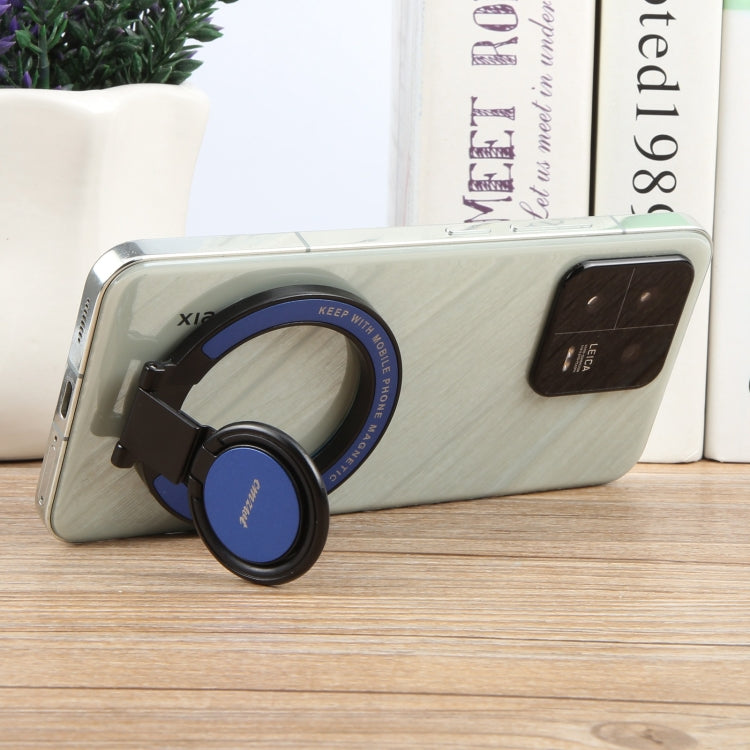 CPS-052 Magnetic Folding Phone Ring Holder(Blue) - Ring Holder by buy2fix | Online Shopping UK | buy2fix