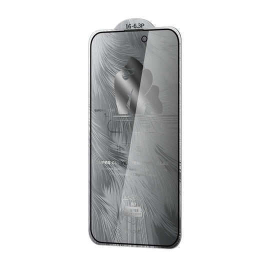 For iPhone 16 Pro WK WTP-088 Space King Kong 9D Curved 28 Degree Privacy Tempered Glass Film