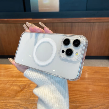 For iPhone 17 Pro Clear Acrylic TPU MagSafe Phone Case(Transparent) - iPhone 17 Pro Cases by buy2fix | Online Shopping UK | buy2fix