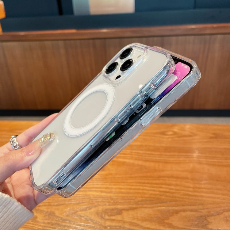 For iPhone 17 Clear Acrylic TPU MagSafe Phone Case(Transparent) - iPhone 17 Cases by buy2fix | Online Shopping UK | buy2fix