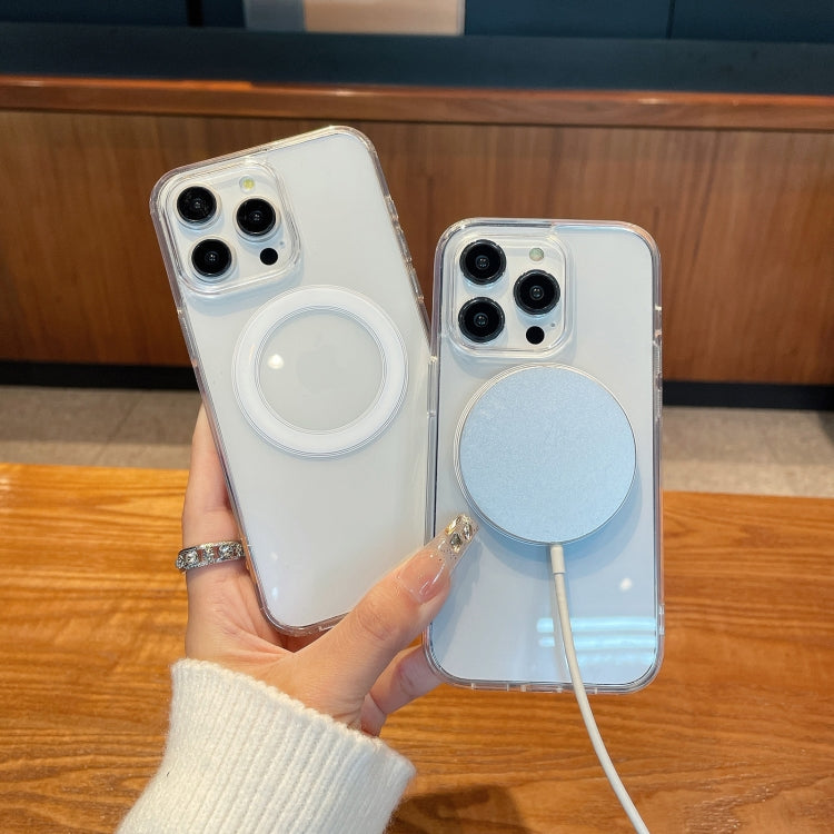 For iPhone 17 Pro Clear Acrylic TPU MagSafe Phone Case(Transparent) - iPhone 17 Pro Cases by buy2fix | Online Shopping UK | buy2fix